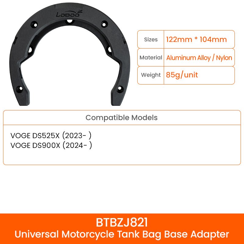LOBOO TANK BAG MAGNETIC QUICK RELEASE