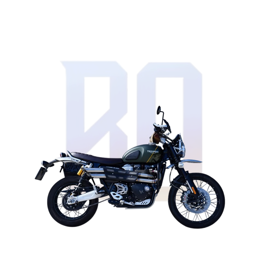 BURNOUT TITANIUM EXHAUST - TRIUMPH SCRAMBLER 1200 XC XE