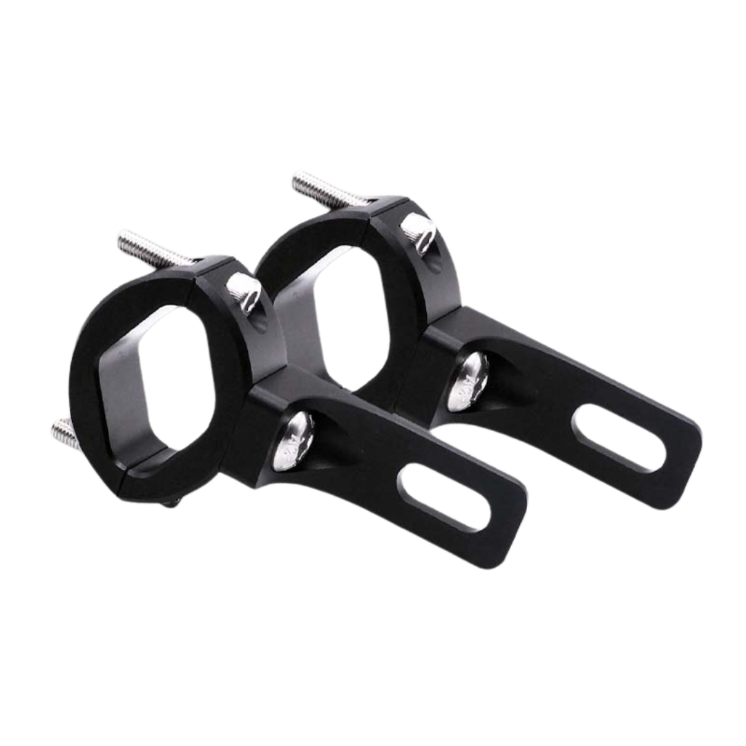 GOLD RUNWAY SPOTLIGHT BRACKET ALLOY UNIVERSAL 24MM-35MM BLACK