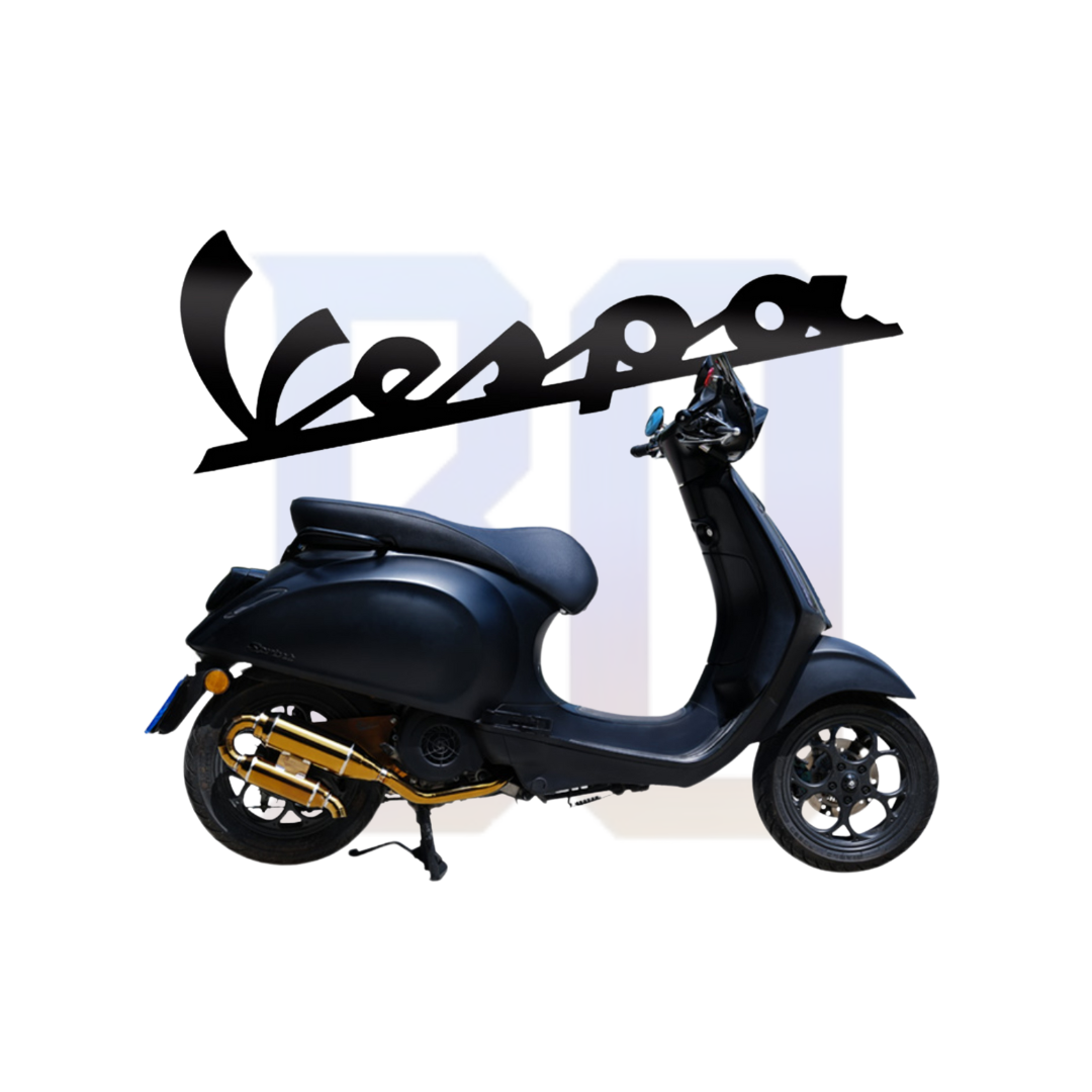 BURNOUT TITANIUM EXHAUST - VESPA PRIMAVERA 300 FULL SYSTEM
