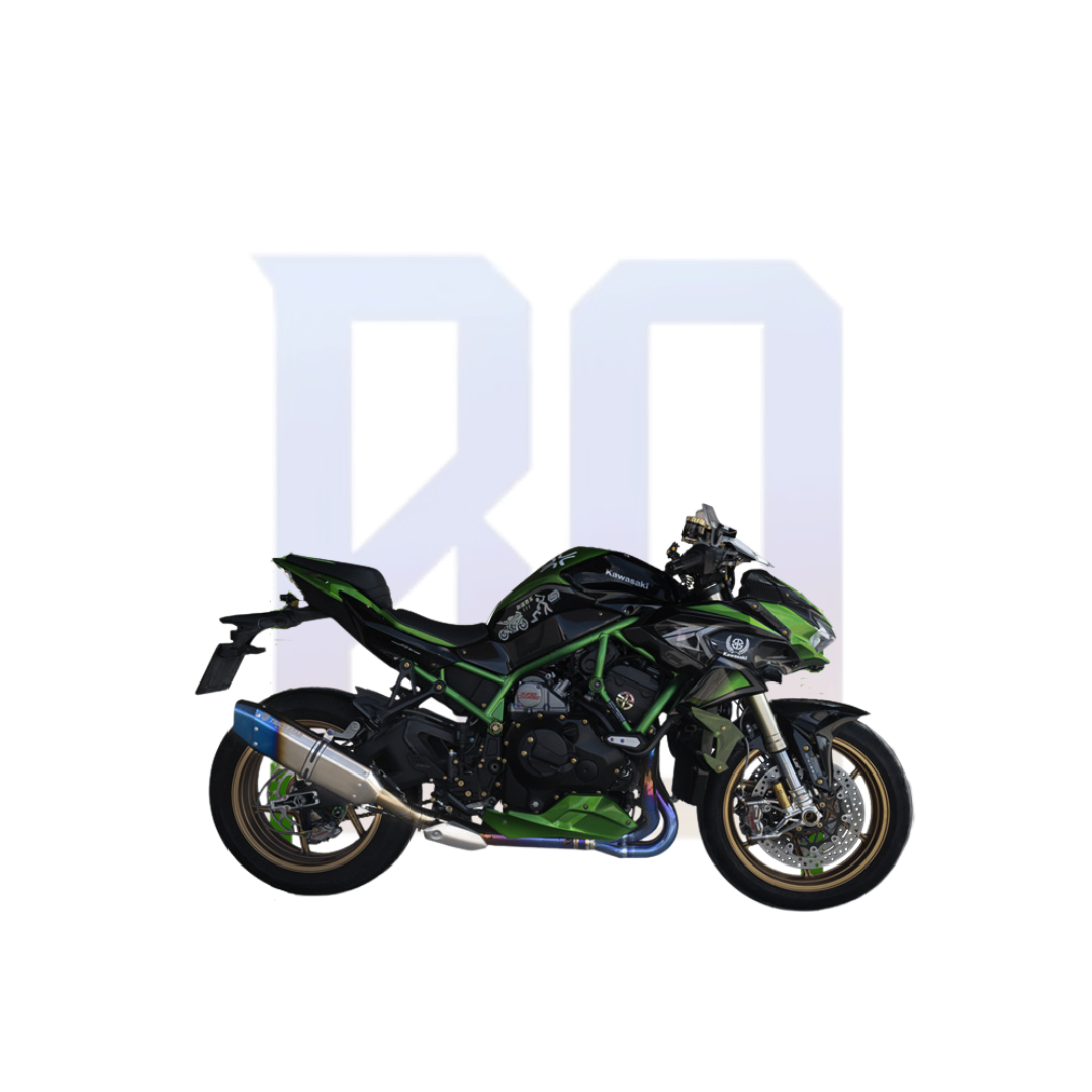 BURNOUT TITANIUM EXHAUST - KAWASAKI ZH2