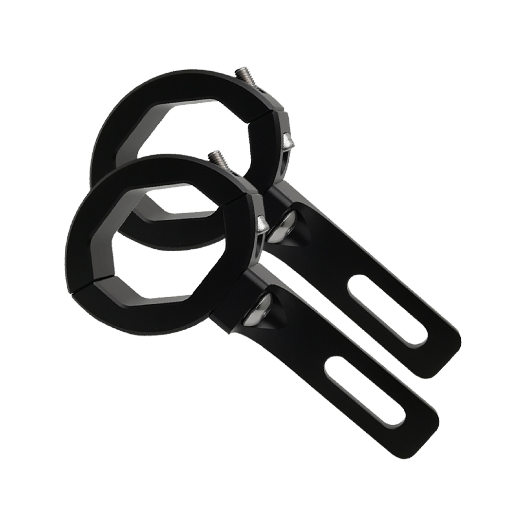 GOLD RUNWAY SPOTLIGHT BRACKET ALLOY UNIVERSAL 36MM-49MM BLACK
