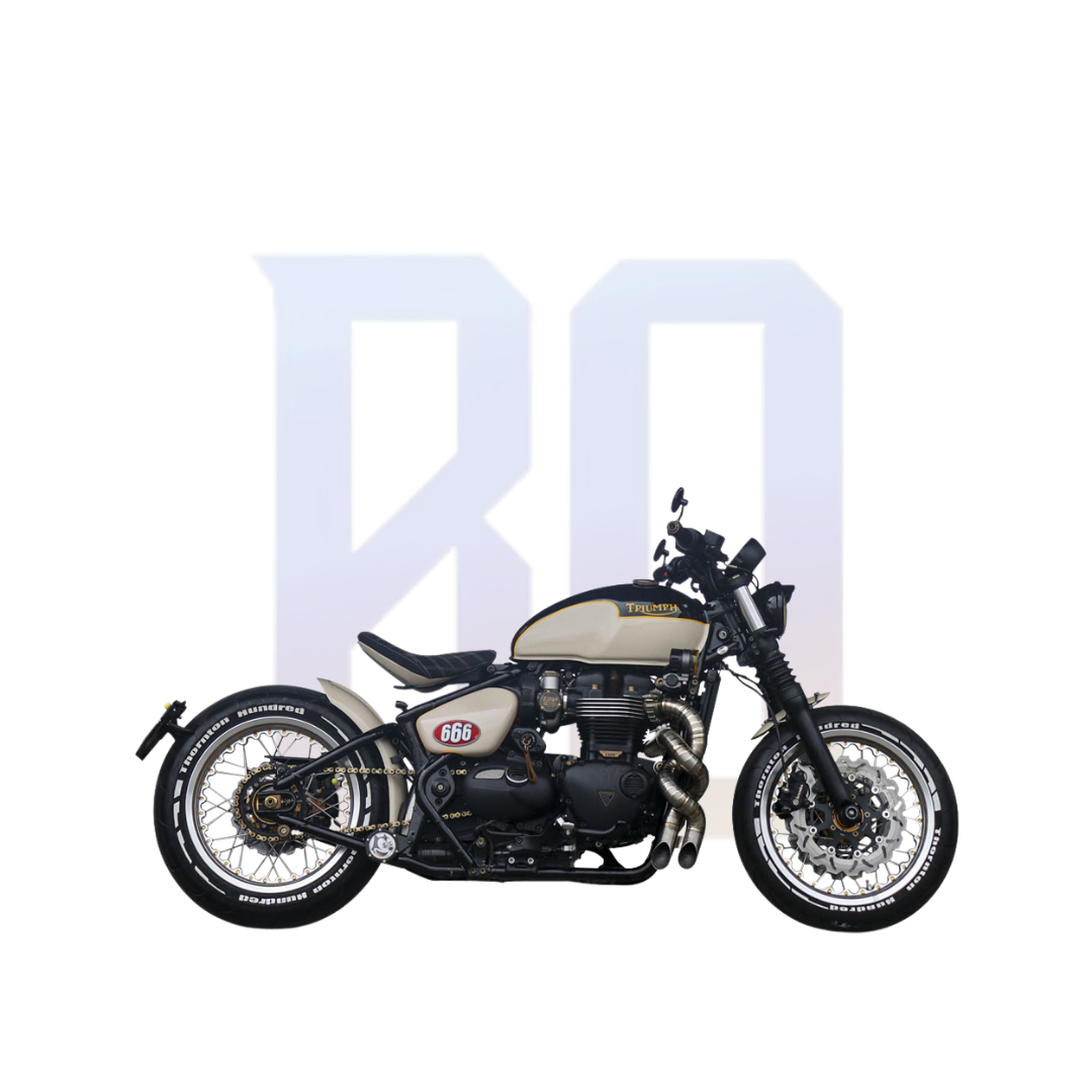 BURNOUT TITANIUM EXHAUST - TRIUMPH BOBBER