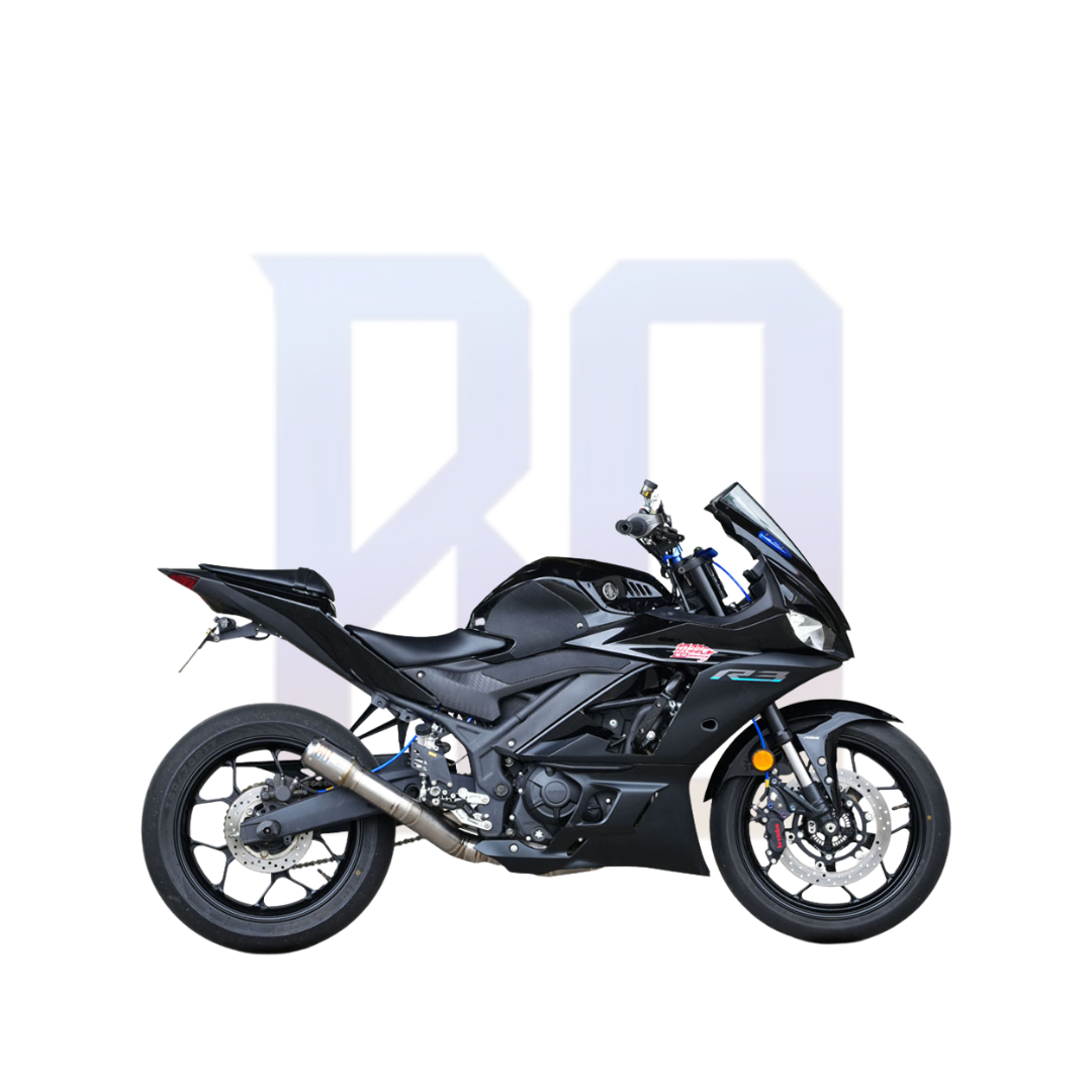 BURNOUT TITANIUM EXHAUST - YAMAHA R25 / R3
