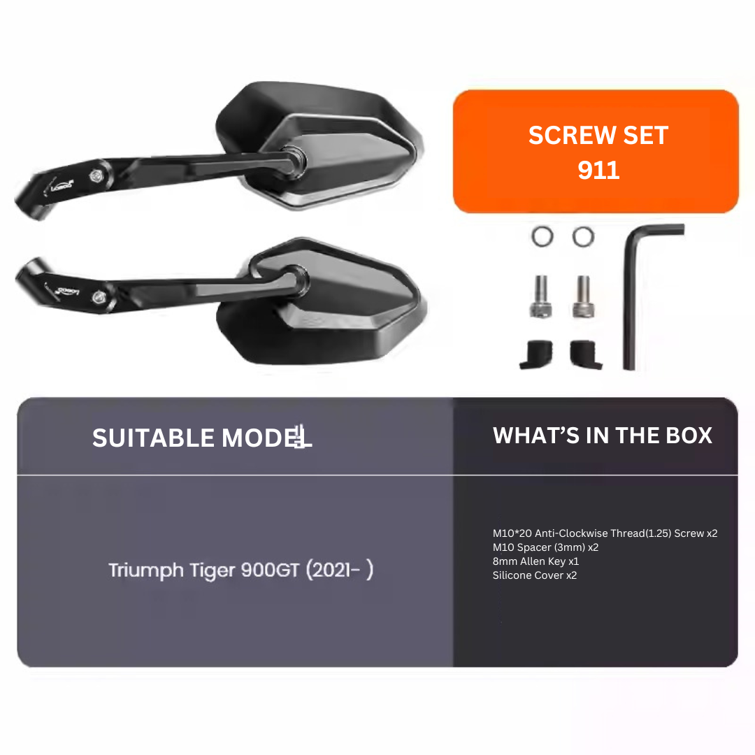 LOBOO SCREW SET MIRROR RM03