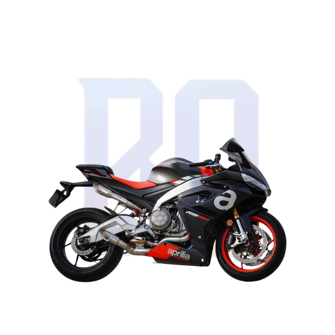 BURNOUT TITANIUM EXHAUST - APRILIA RS660
