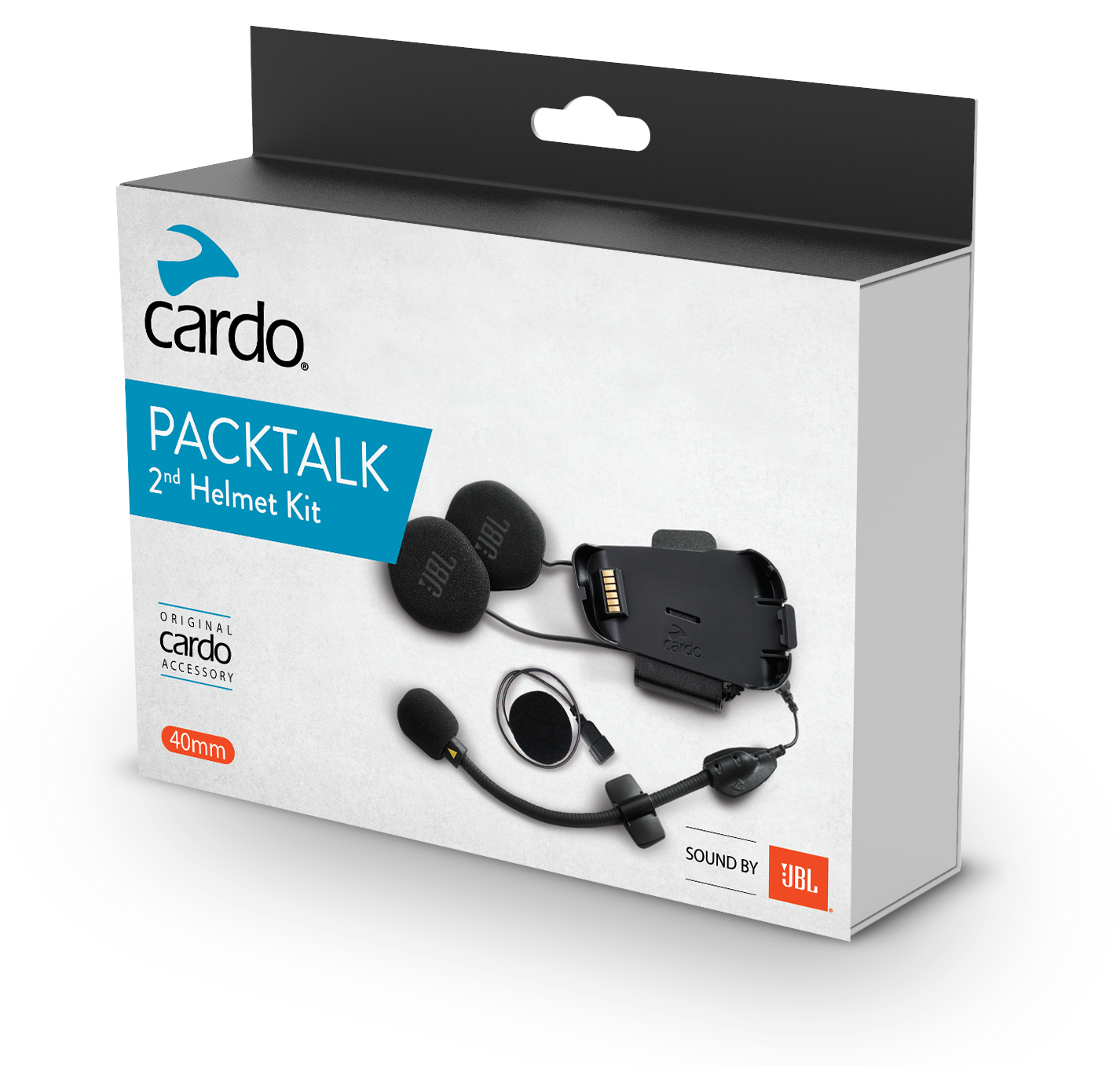 CARDO 2ND HELMET KIT(JBL) PACKTALK BOLD / BLACK