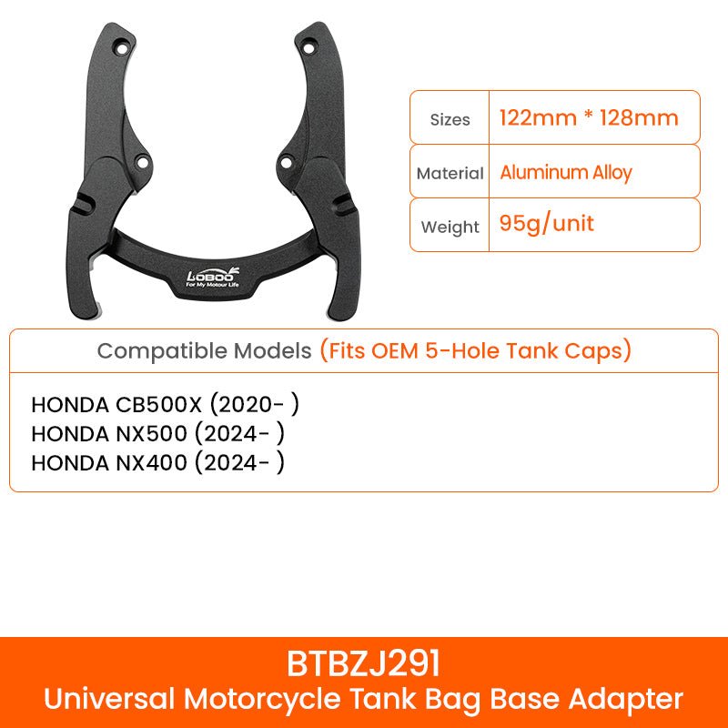 LOBOO TANK BAG MAGNETIC QUICK RELEASE