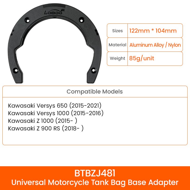 LOBOO TANK BAG MAGNETIC QUICK RELEASE