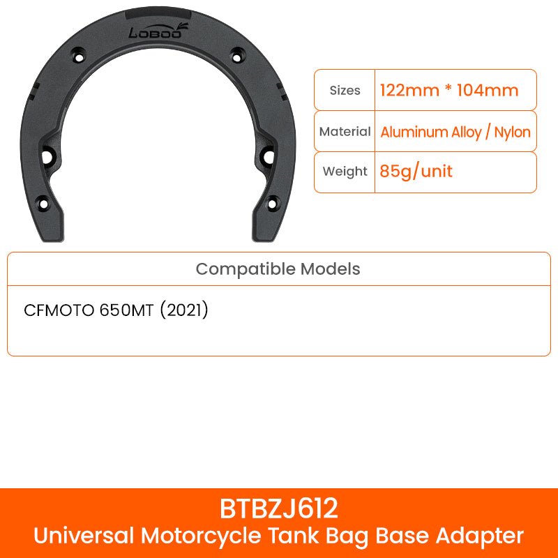 LOBOO TANK BAG MAGNETIC QUICK RELEASE