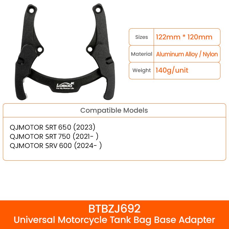 LOBOO TANK BAG MAGNETIC QUICK RELEASE