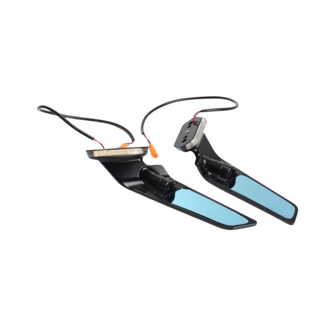 MTK REARVIEW STEALTH MIRROR KAWASAKI ZX6R ZX4R (WITH LIGHT)